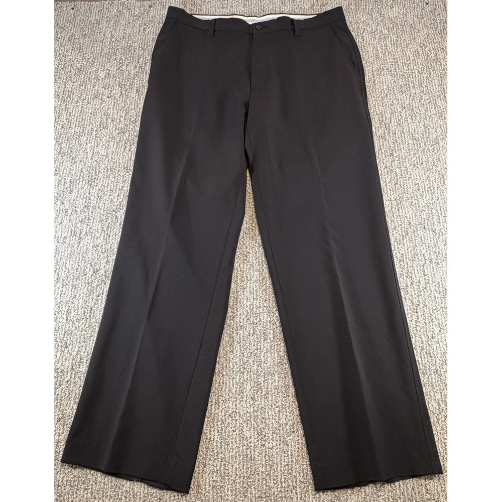 FootJoy FJ Chino Pants Mens 36x30 Black Golf Athletic Fit Performance Wicking FJ